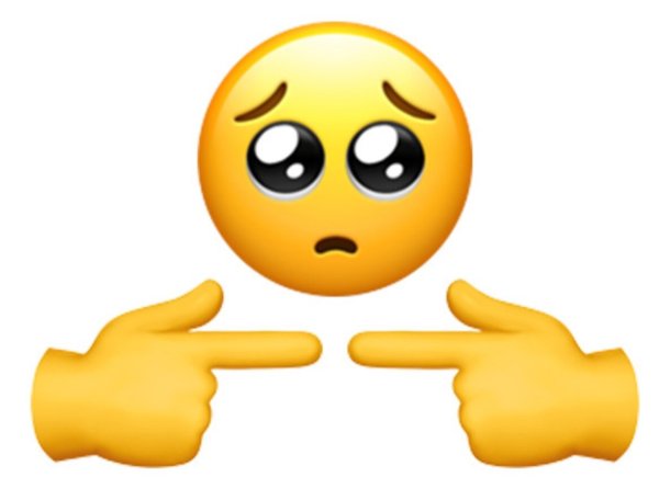 Эмодзи стеснительный