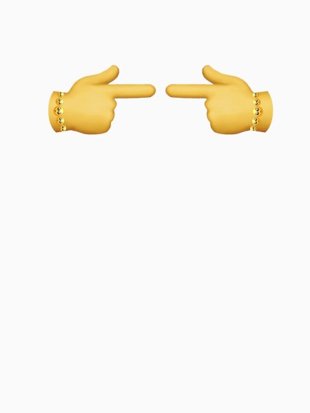 Смайлик с двумя пальцами