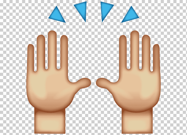 Смайлик с двумя руками