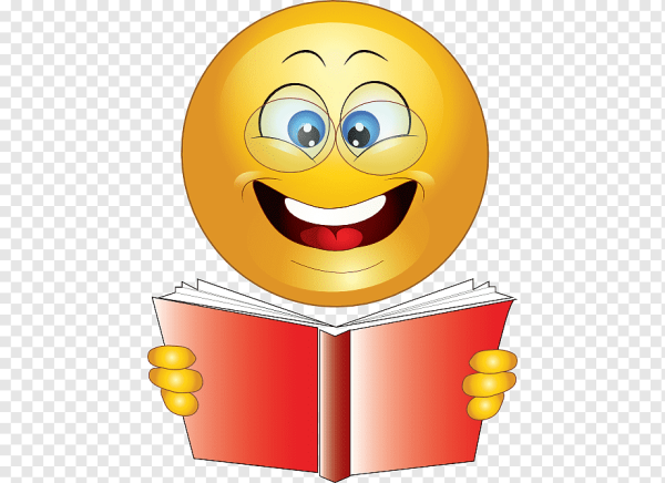 Смайлик с книгой