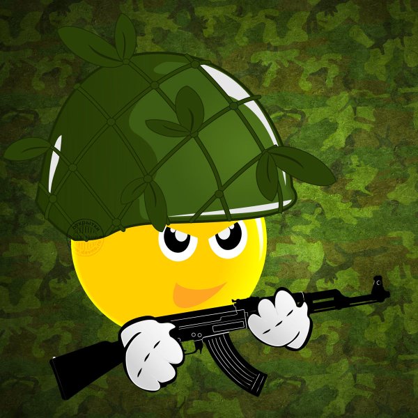 Смайлик солдат