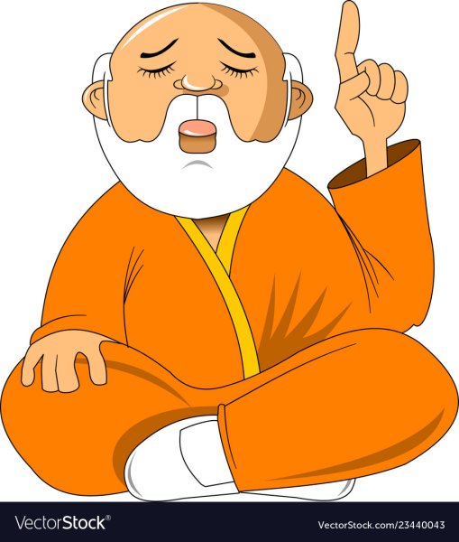 Монах мультяшный