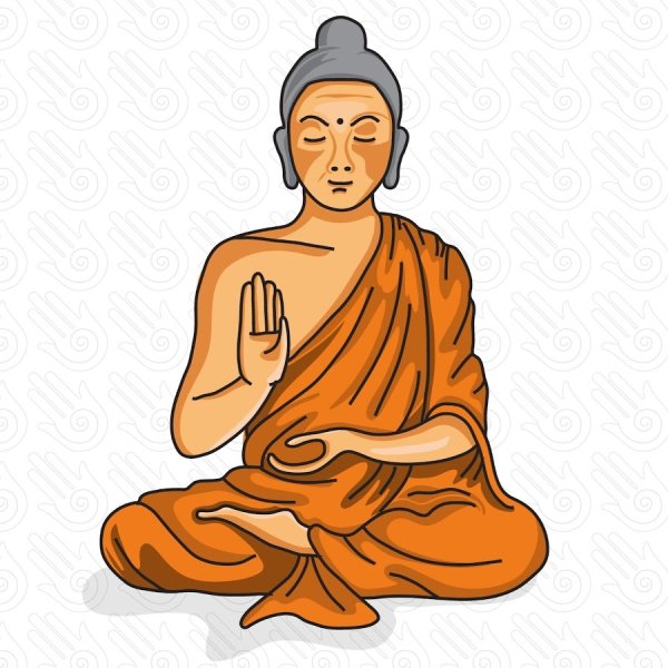 Мультяшный Будда