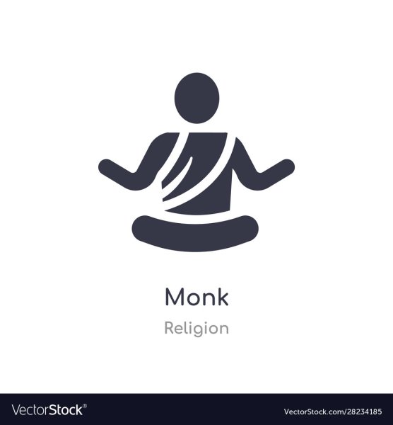 Пиктограмма монах