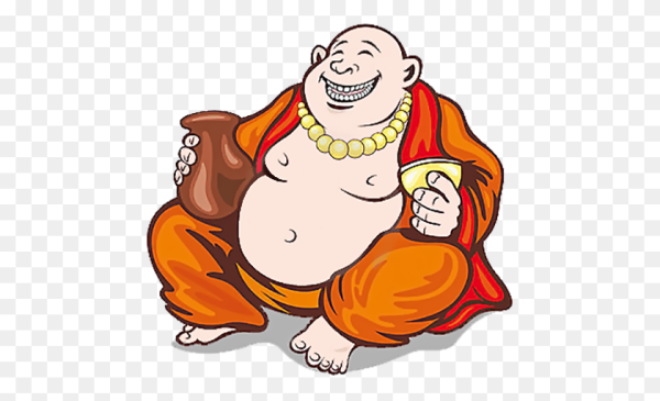 Монах рисунок мультяшный