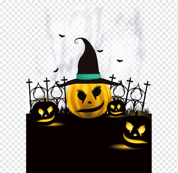 Хэллоуинские смайлики