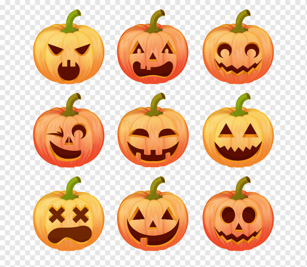 Смайл хэллоуинской тыквы