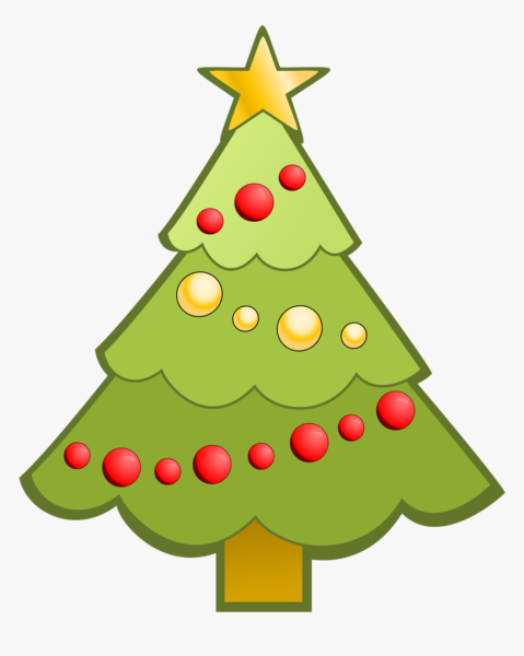 Стикер елка Новогодняя