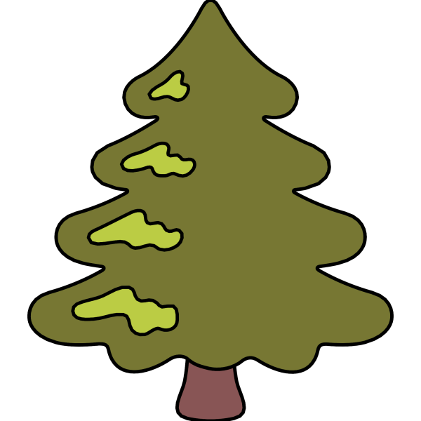 Елка наклейка