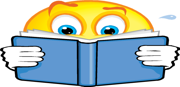 Смайлик с книгой