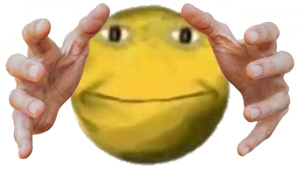 Смайлик с тянущейся рукой