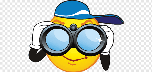 Смайлик с лупой