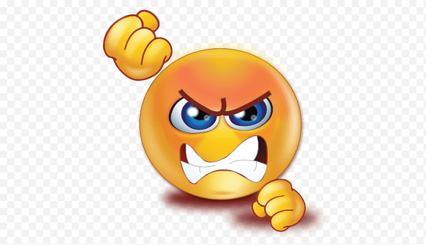 Смайлик ругается