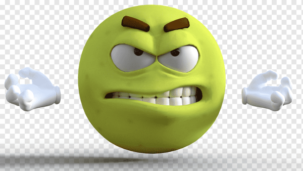 Злой обиженный смайлик