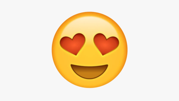 Смайлик с влюбленными глазами