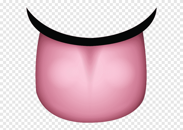 Смайлик с языком трафарет