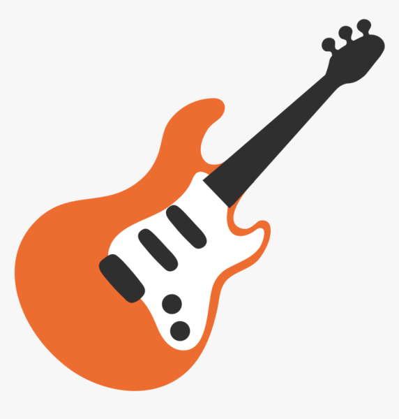 Смайлик с гитарой