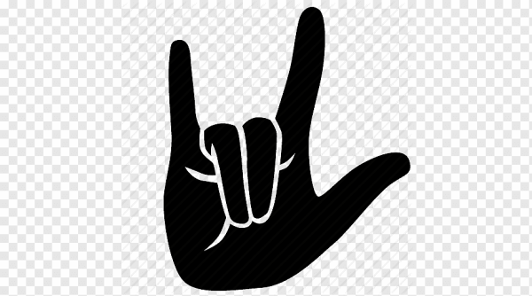 Знак коза на пальцах