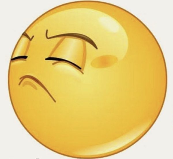 Смайлик обида