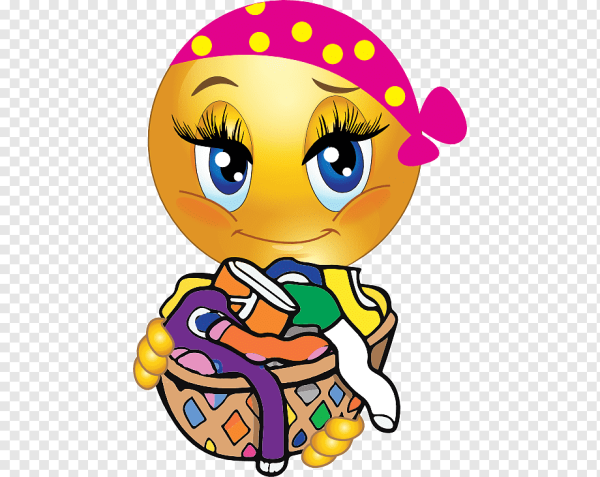 Красивый смайлик девочка