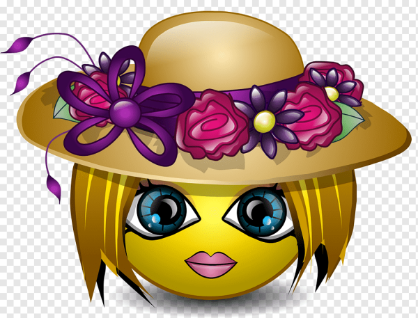 Смайлик девочка