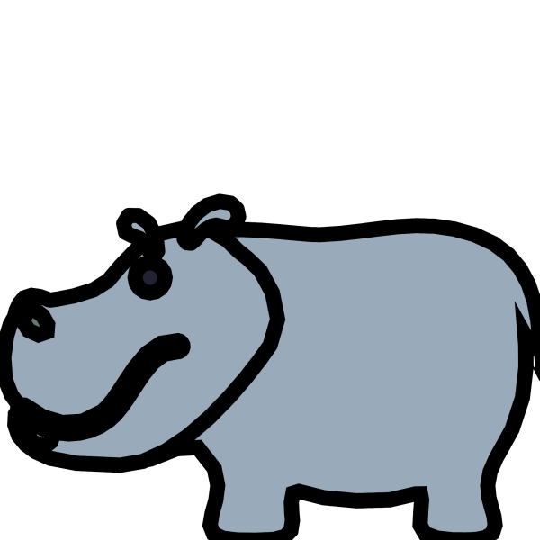 Гиппопотам эмодзи