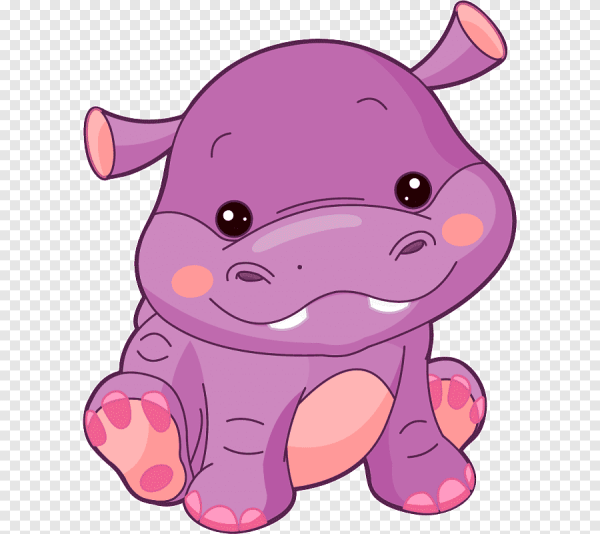 Бегемот мультяшный