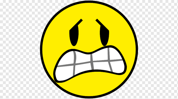 Значок смайлик страх