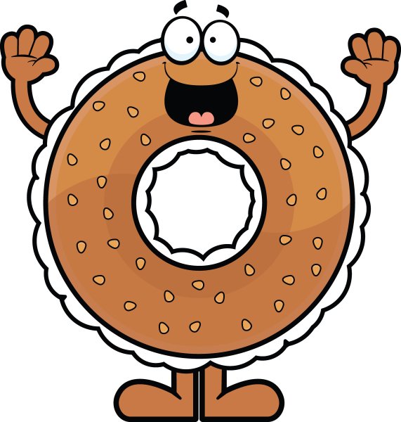 Бублик мультяшный