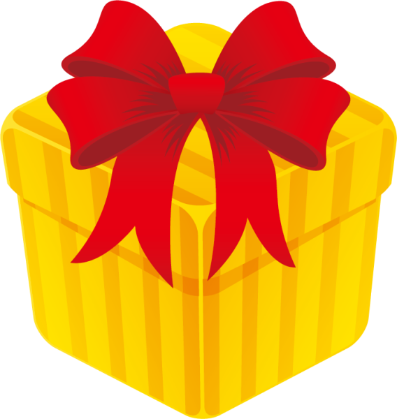 Подарочная коробка смайлик