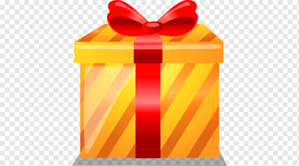 Смайл подарок без фона