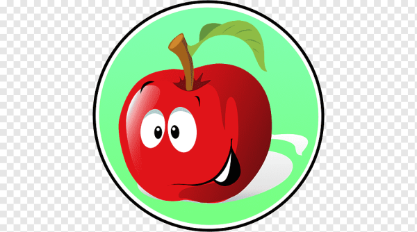 Яблоко с лицом