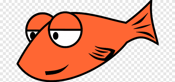 Лосось нарисованный