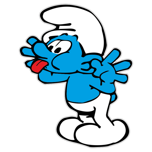 Смурфики персонажи растяпа