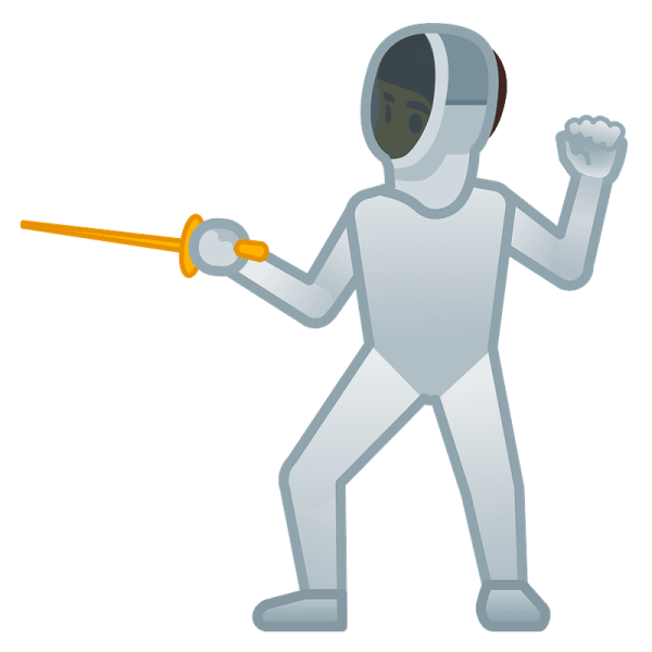 ЭМОДЖИ фехтовальщик