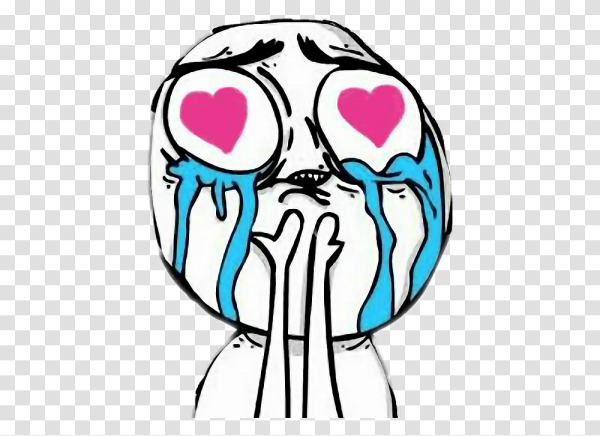 Мем с сердечками