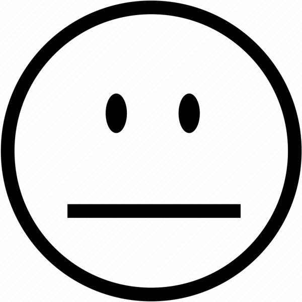 Безразличный смайлик