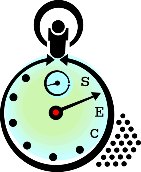 Смайлик секундомер