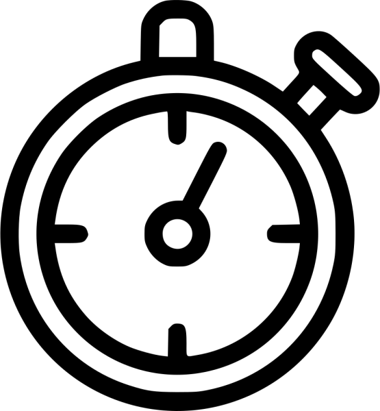 Секундомер инфографика