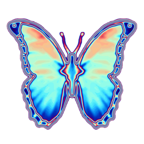 Смайлик бабочка