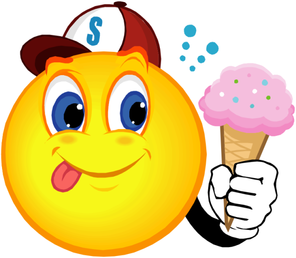 Смайлик с мороженым
