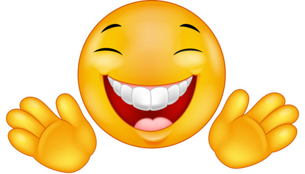 Рука в смайликах улыбки