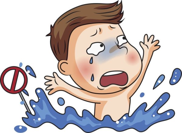 Тонущие мультяшные