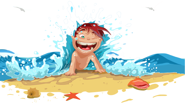 Пляж иллюстрация