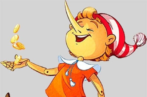 Буратино гифка на прозрачном фоне