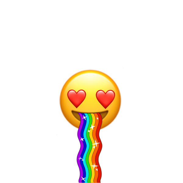 Обои с радужными смайликами