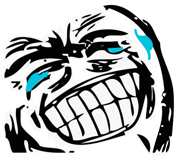 Мем смеется