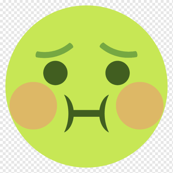 Смайлик которого тошнит