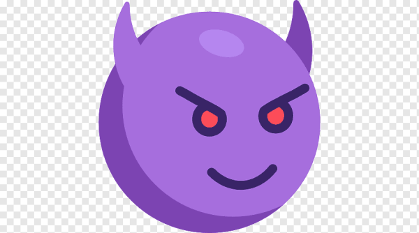 Эмодзи фиолетовый демон