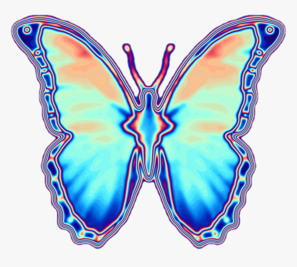 Смайлик бабочка